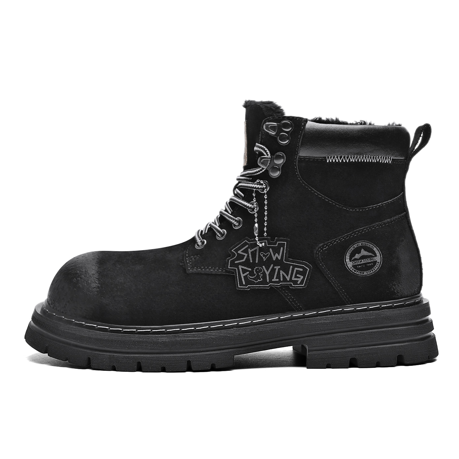 SNOW FLYING Зимние тактические ботинки коллекции Crew Снежные ботинки унисекс Black Warrior с флисовой подкладкой, цвет Black Warrior (Fleece-Lined)
SNOW FLYING Зимние тактические ботинки коллекции Crew Снежные ботинки унисекс Black Warrior с флисовой подкладкой, цвет Black Warrior (Fleece-Lined)