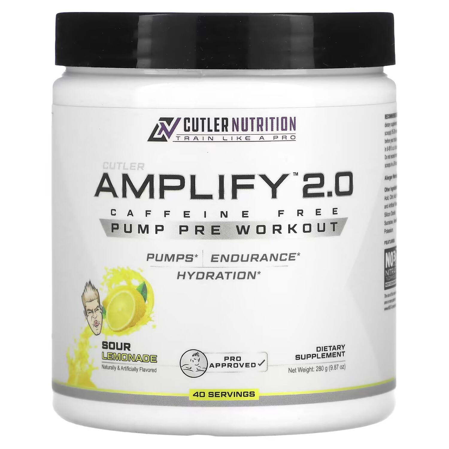 Amplify 2.0, Pump Pre Workout, без кофеина, кислый лимонад, 9,87 унции (280 г) Cutler Nutrition
Amplify 2.0, Pump Pre Workout, без кофеина, кислый лимонад, 9,87 унции (280 г) Cutler Nutrition