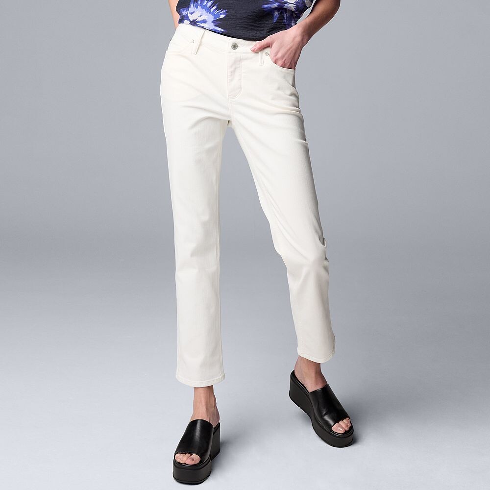 Женские узкие прямые джинсы Simply Vera Vera Wang, цвет Modern White
Женские узкие прямые джинсы Simply Vera Vera Wang, цвет Modern White