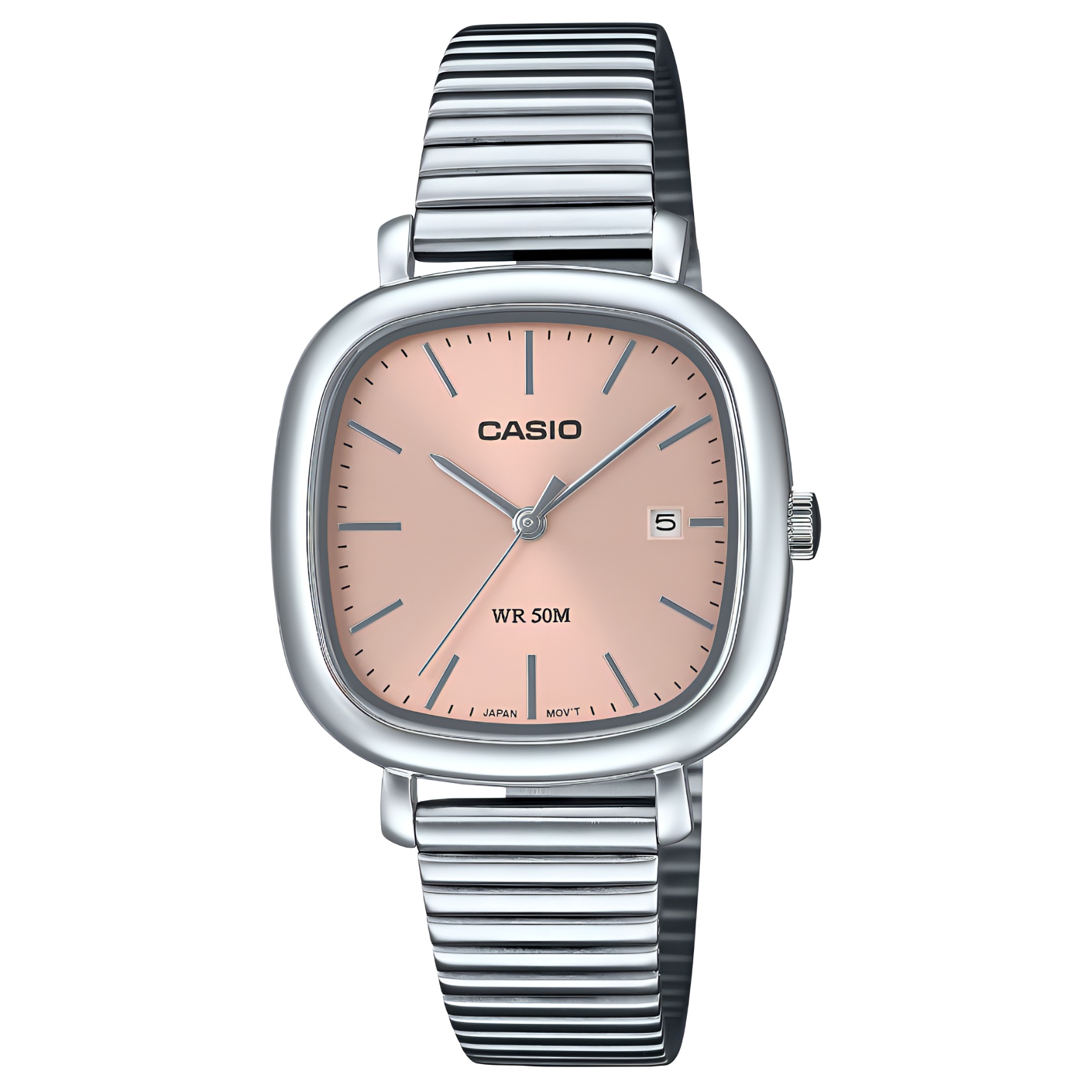 CASIO Кварцевые часы Standard Series с ремешком из нержавеющей стали, размер 36,7*30 мм, женская модель, розовый циферблат
CASIO Кварцевые часы Standard Series с ремешком из нержавеющей стали, размер 36,7*30 мм, женская модель, розовый циферблат