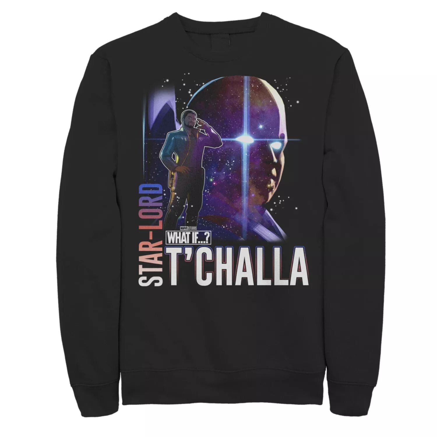 Мужская толстовка с капюшоном и плакатом Marvel What If Star Lord T'Challa and Watcher Licensed Character
Мужская толстовка с капюшоном и плакатом Marvel What If Star Lord T'Challa and Watcher Licensed Character