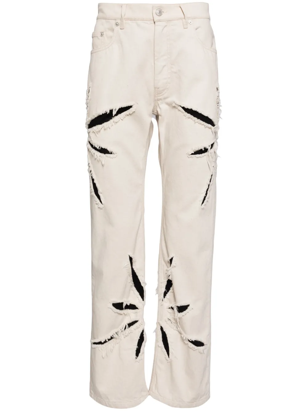 Джинсы Origami с вырезами KUSIKOHC, белый
Джинсы Origami с вырезами KUSIKOHC, белый