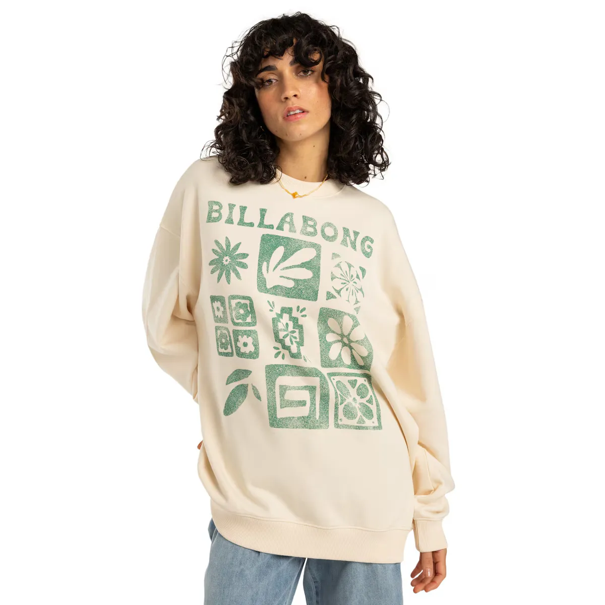 Женская толстовка Billabong Ride In, белый
Женская толстовка Billabong Ride In, белый