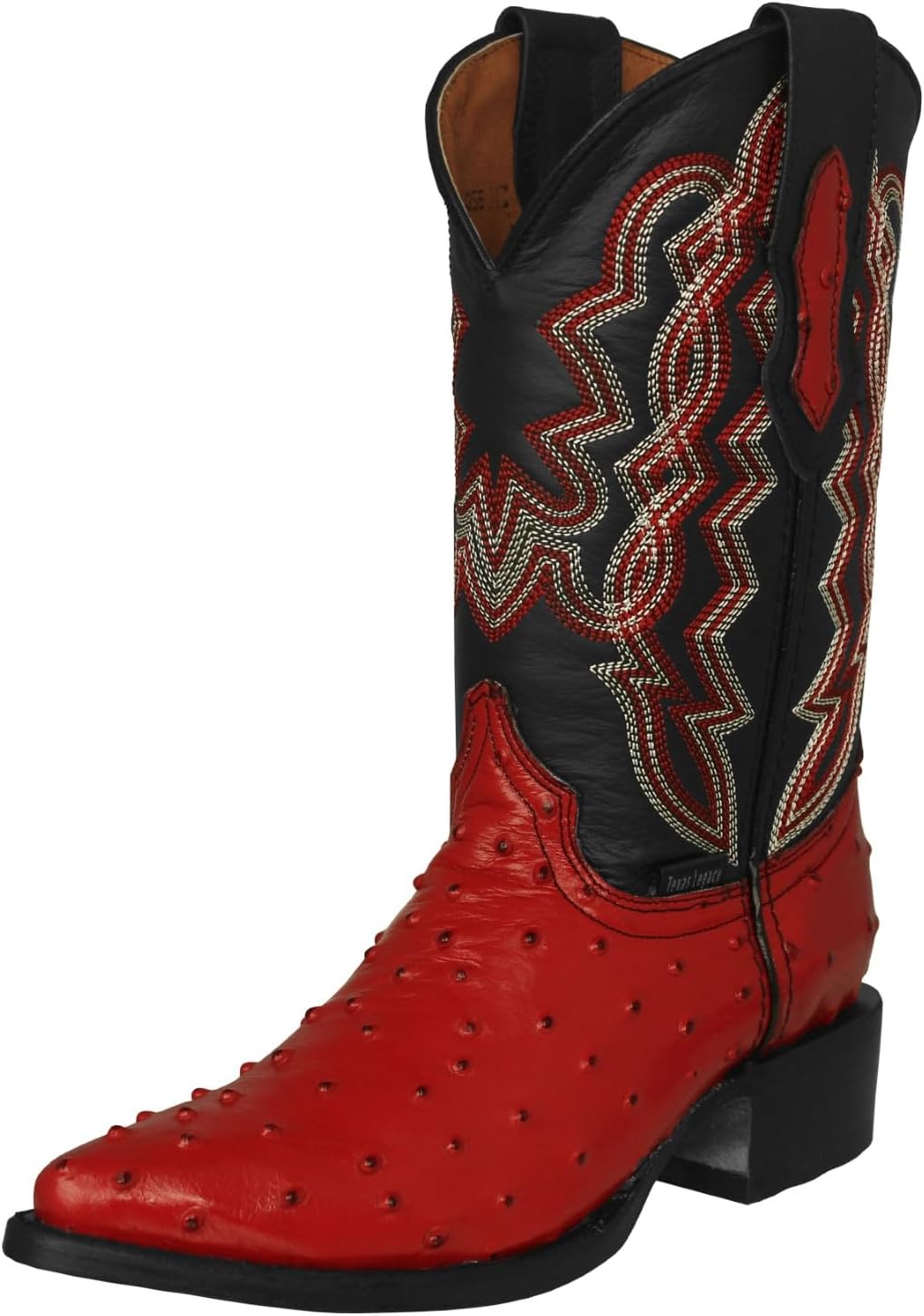 Мужские красные ковбойские сапоги Texas Legacy с кожей страуса и рисунком пера, модель J Toe
Мужские красные ковбойские сапоги Texas Legacy с кожей страуса и рисунком пера, модель J Toe