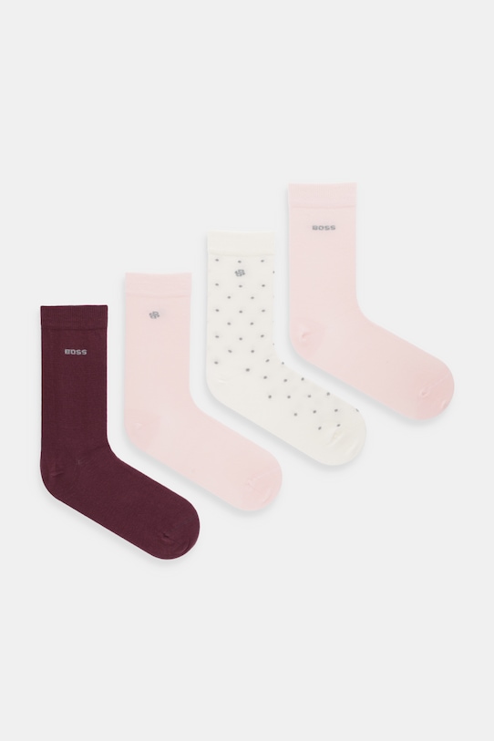4 пары носков Boss, розовый
4 пары носков Boss, розовый
