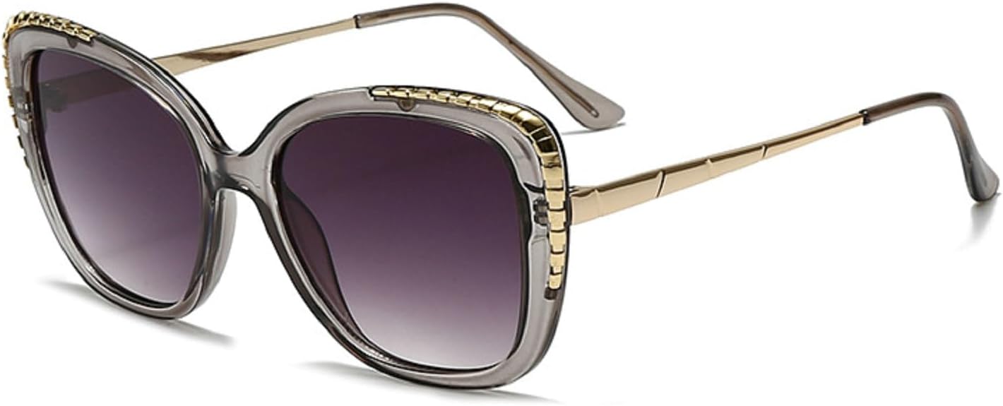 Модные солнцезащитные очки «кошачий глаз» для женщин, ретро-очки с защитой от УФ-излучения UV400, трендовые солнцезащитные очки с градиентным переходом YD1660 Melrose, Grey
Модные солнцезащитные очки «кошачий глаз» для женщин, ретро-очки с защитой от УФ-излучения UV400, трендовые солнцезащитные очки с градиентным переходом YD1660 Melrose, Grey