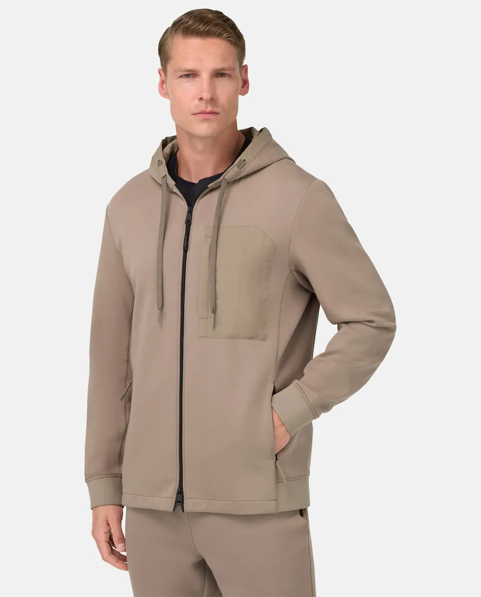 Толстовка с капюшоном из неопреновой смеси с хлопком Boggi Milano, серо-коричневый
Толстовка с капюшоном из неопреновой смеси с хлопком Boggi Milano, серо-коричневый