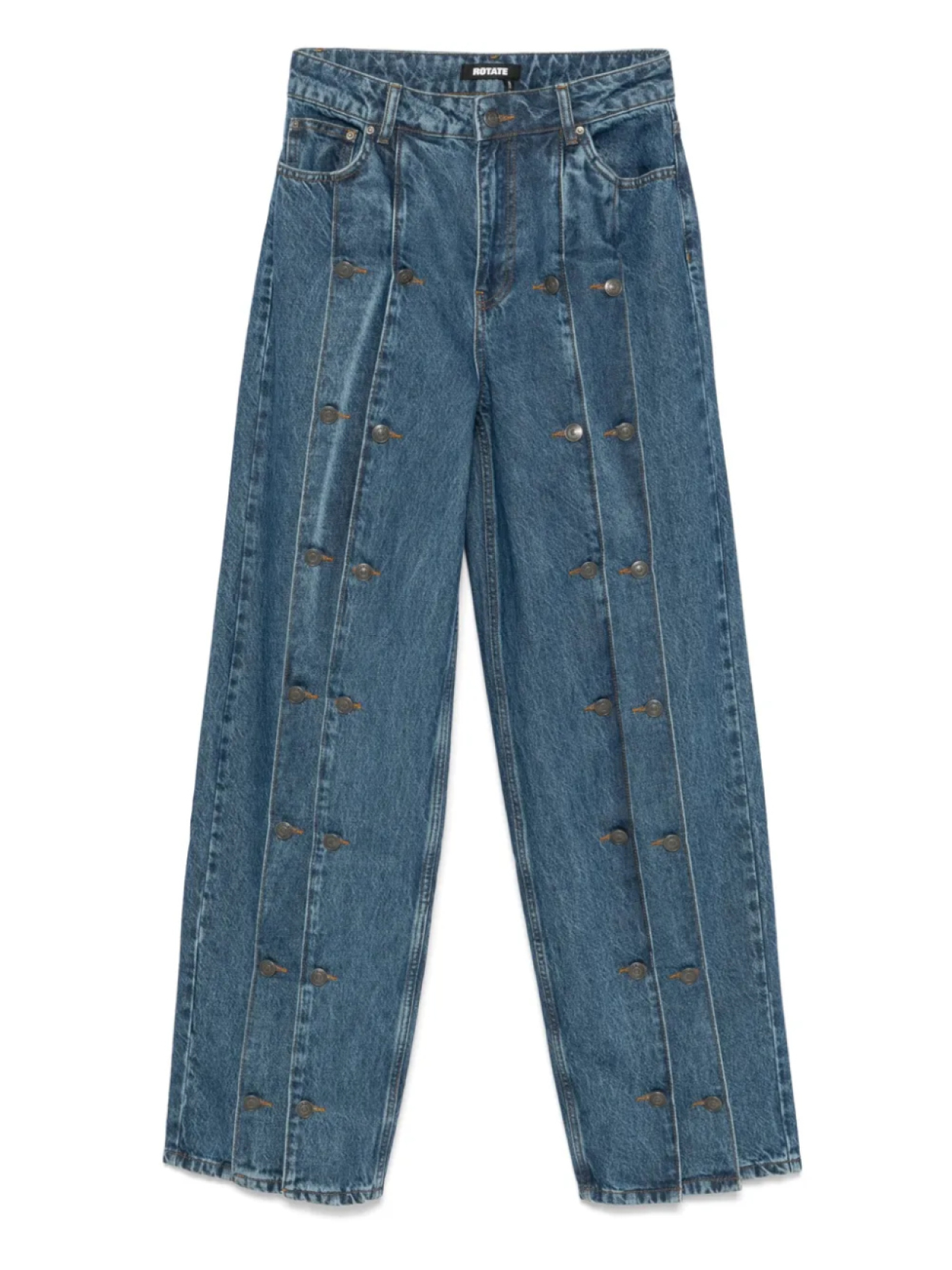 Джинсы с декоративными пуговицами ROTATE BIRGER CHRISTENSEN, синий
Джинсы с декоративными пуговицами ROTATE BIRGER CHRISTENSEN, синий