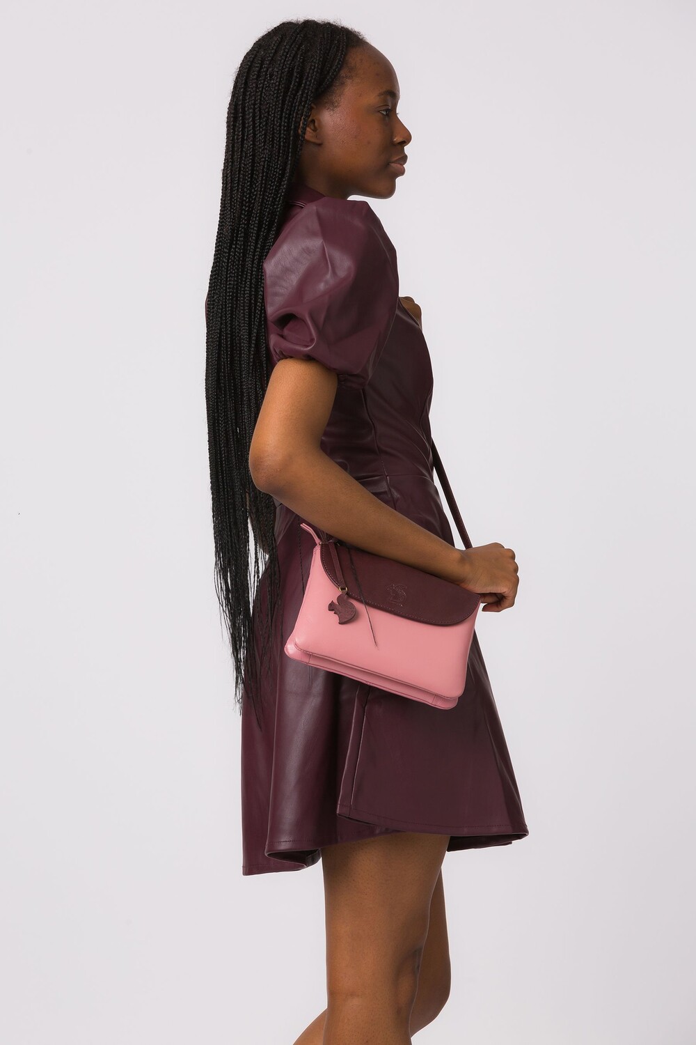 Кожаная сумка через плечо Tillie Conkca, розовый
Кожаная сумка через плечо Tillie Conkca, розовый