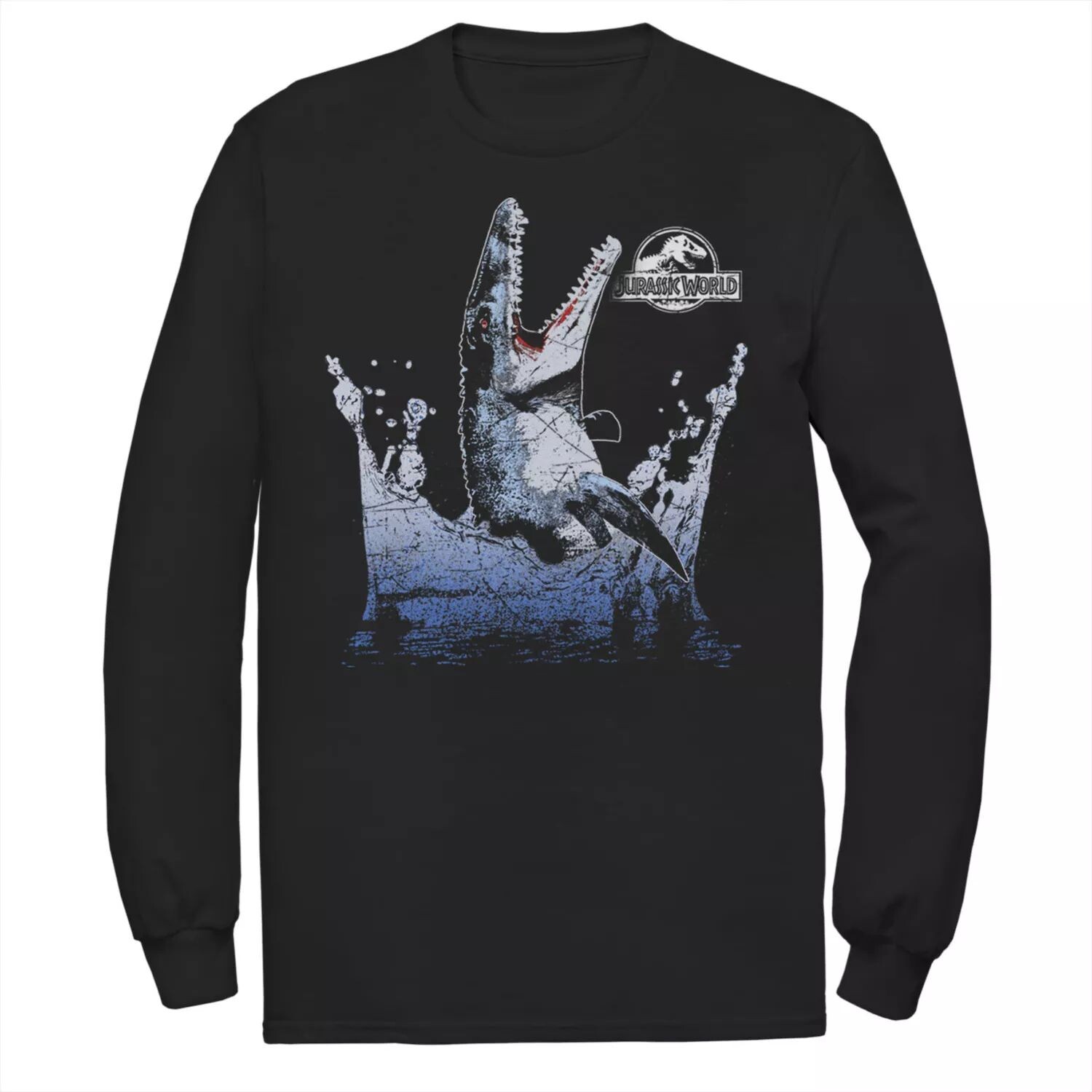 Мужская футболка с длинными рукавами и изображением водного динозавра «Мир Юрского периода» Licensed Character, черный
Мужская футболка с длинными рукавами и изображением водного динозавра «Мир Юрского периода» Licensed Character, черный
