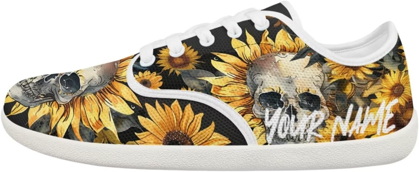 Кроссовки для ходьбы для женщин и мужчин, с широким носком, босоножки, с нулевым перепадом высоты подошвы, минималистичные кроссовки, дышащая сетка, теннисные кроссовки Pointodoor, Skull Sunflower Printed
Кроссовки для ходьбы для женщин и мужчин, с широким носком, босоножки, с нулевым перепадом высоты подошвы, минималистичные кроссовки, дышащая сетка, теннисные кроссовки Pointodoor, Skull Sunflower Printed
