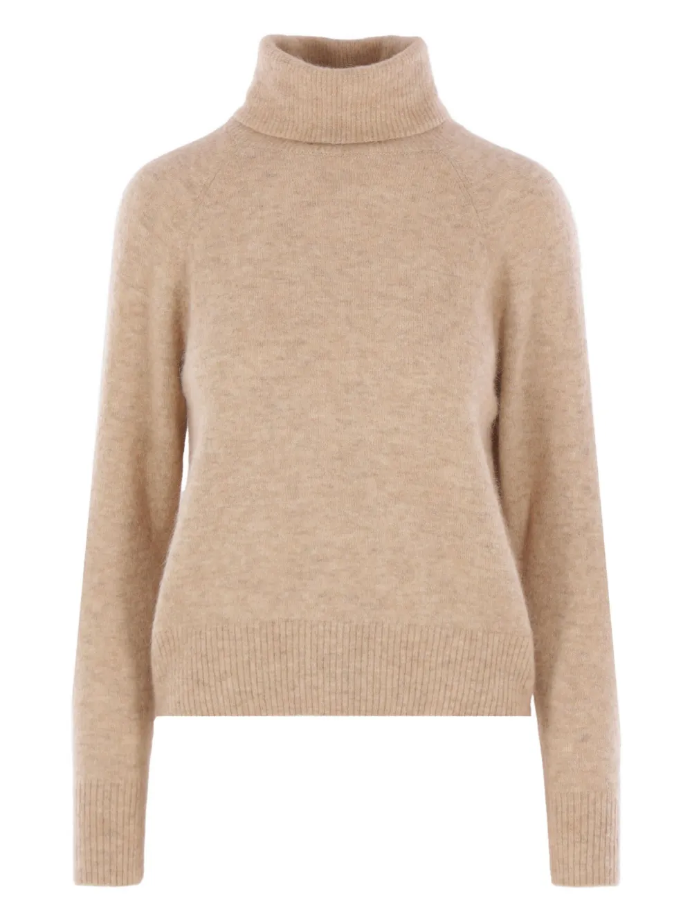 Свитер с воротником-гольф и ребристыми краями Zanone, нейтральный
Свитер с воротником-гольф и ребристыми краями Zanone, нейтральный