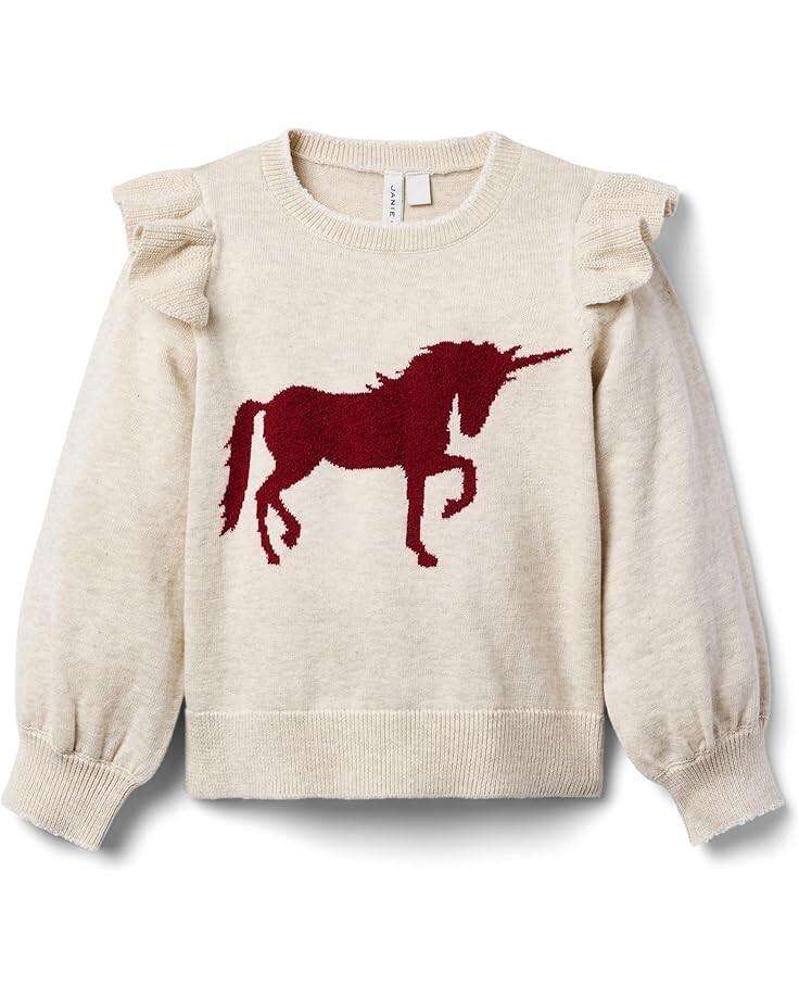 Свитер Janie and Jack Unicorn Pullover Sweater, слоновая кость
Свитер Janie and Jack Unicorn Pullover Sweater, слоновая кость