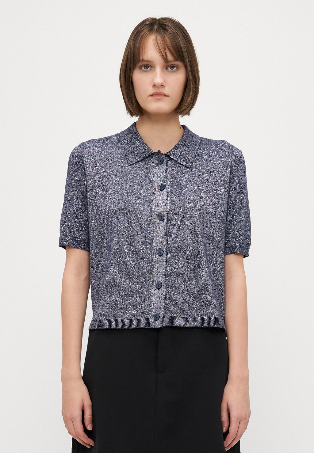 Рубашка VMHAPPYSHINE Vero Moda Tall, синий 
Рубашка VMHAPPYSHINE Vero Moda Tall, синий