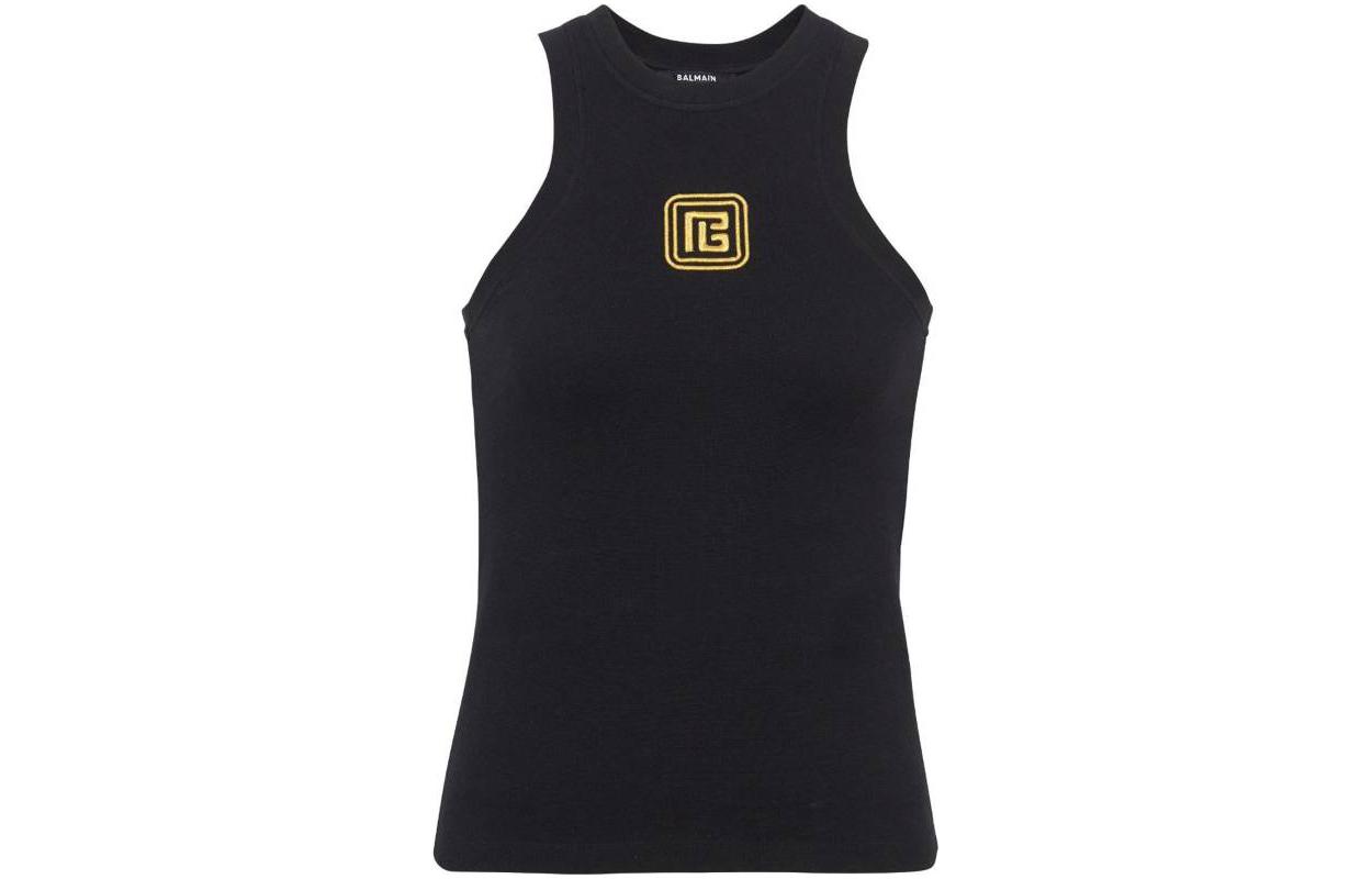Топ Pb с вышивкой BALMAIN, черный
Топ Pb с вышивкой BALMAIN, черный
