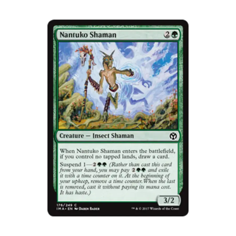 CCG Нантуко Шаман (C) (Фольга), MTG - Iconic Masters
CCG Нантуко Шаман (C) (Фольга), MTG - Iconic Masters