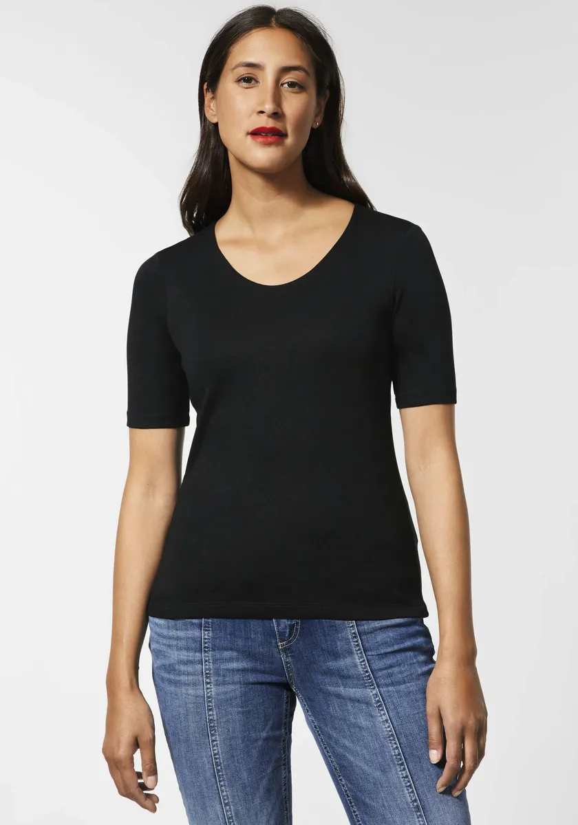 Футболка STREET ONE "Style Palmira" в стиле Пальмира, черный
Футболка STREET ONE "Style Palmira" в стиле Пальмира, черный