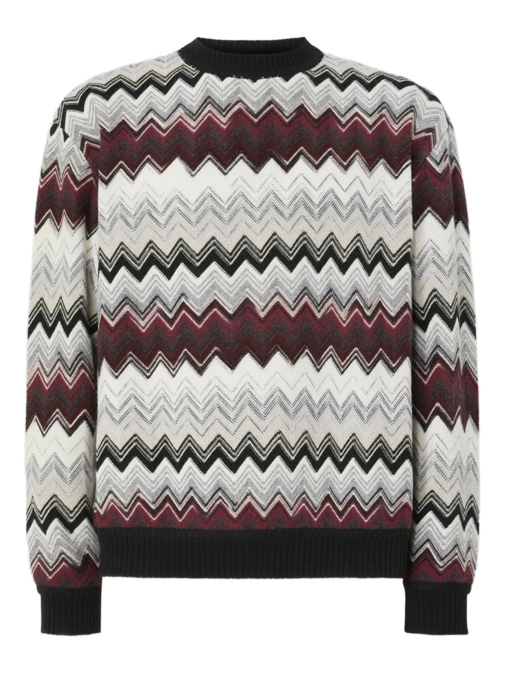 Свитер зигзагообразной вязки Missoni, нейтральный
Свитер зигзагообразной вязки Missoni, нейтральный
