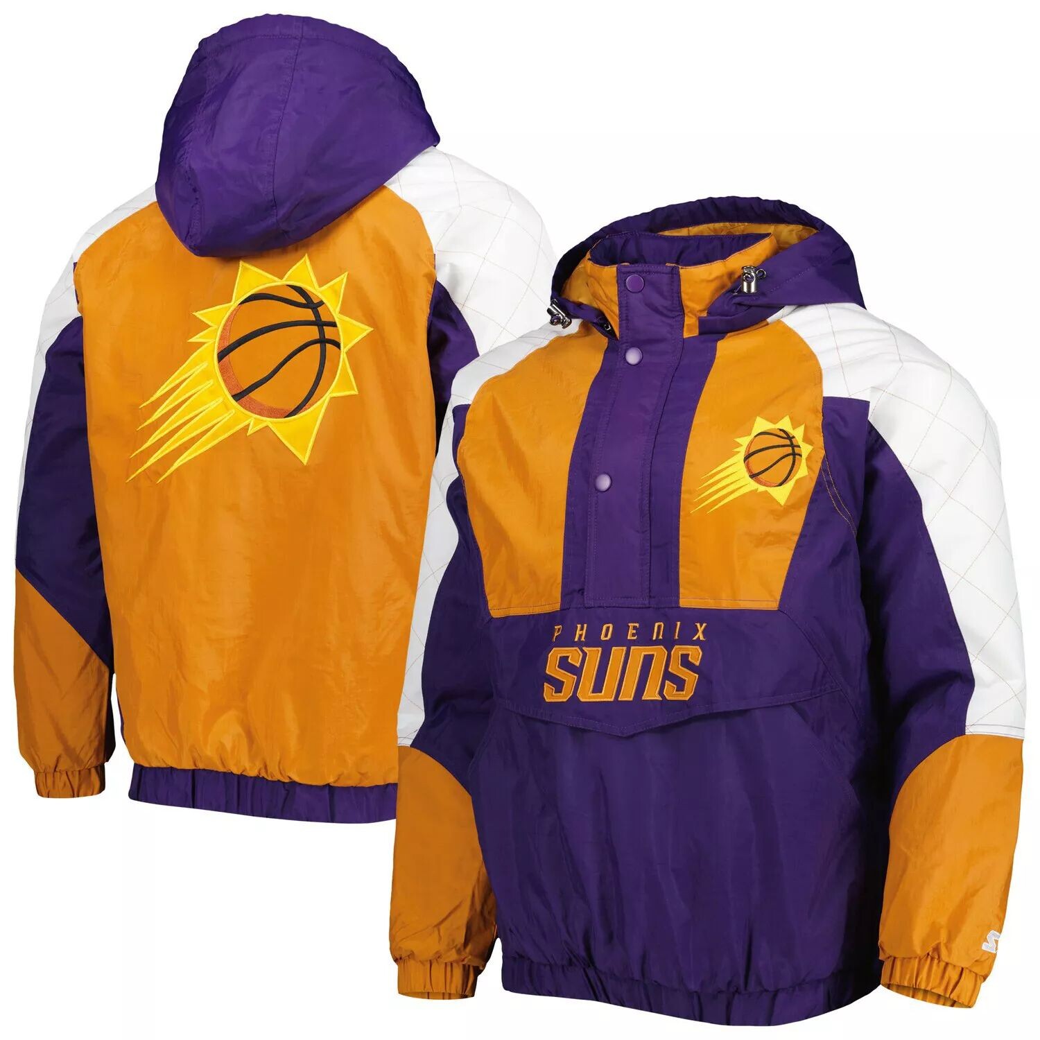 Мужская фиолетовая куртка с капюшоном и полумолнией в клетку Phoenix Suns в клетку реглан Starter, Фиолетовый, Мужская фиолетовая куртка с капюшоном и полумолнией в клетку Phoenix Suns в клетку реглан Starter
Мужская фиолетовая куртка с капюшоном и полумолнией в клетку Phoenix Suns в клетку реглан Starter, Фиолетовый, Мужская фиолетовая куртка с капюшоном и полумолнией в клетку Phoenix Suns в клетку реглан Starter