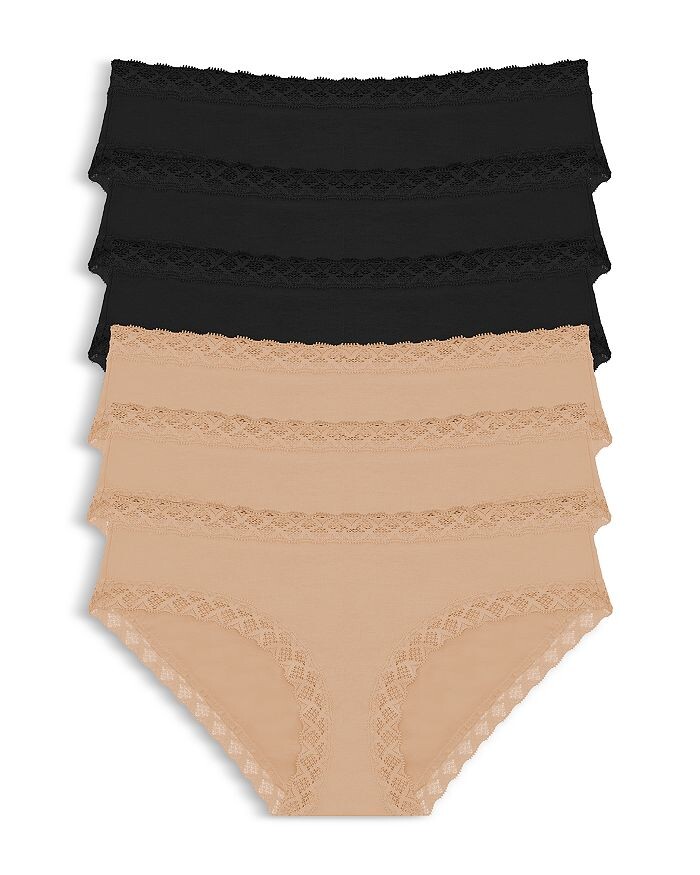 Трусики Natori Bliss с кружевной отделкой, 6 шт, мультиколор 
Трусики Natori Bliss с кружевной отделкой, 6 шт, мультиколор