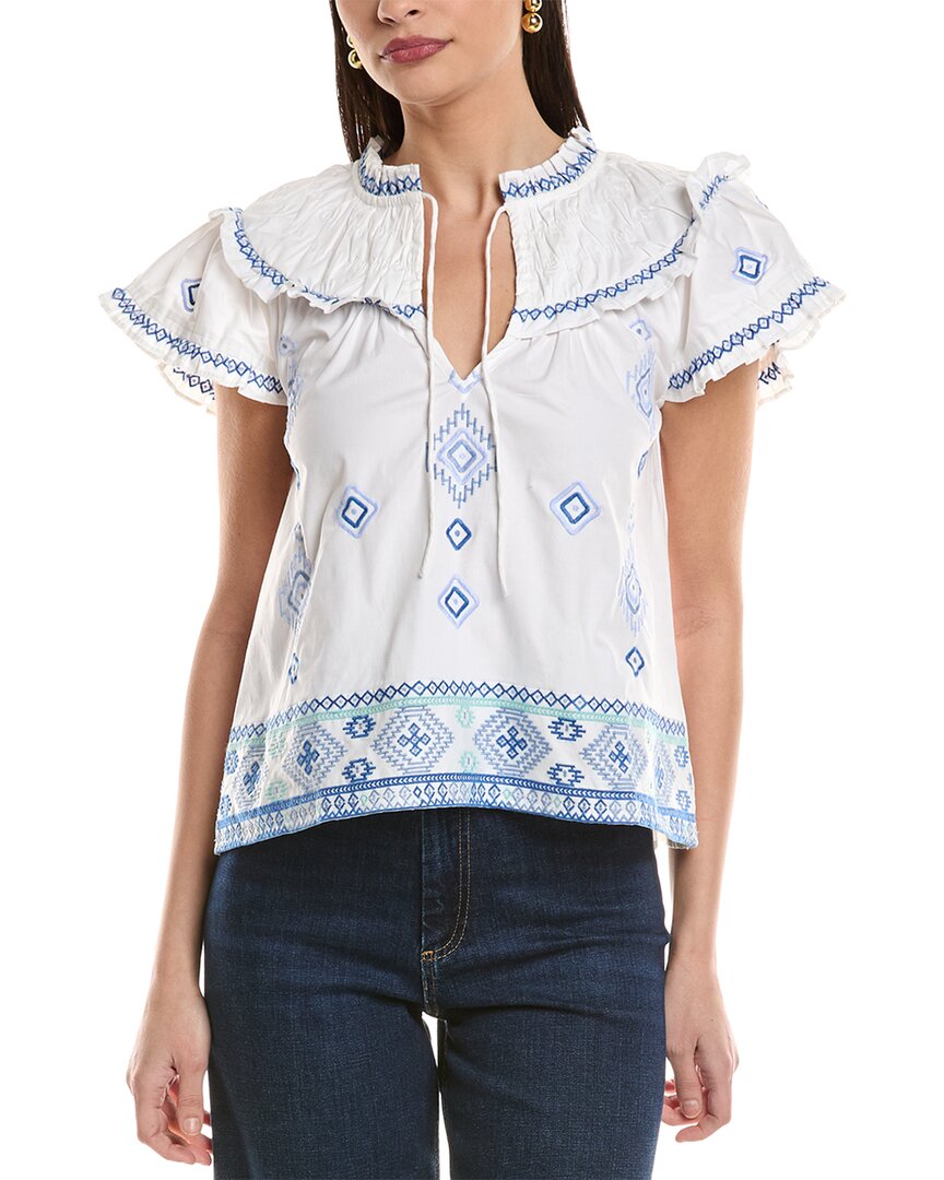 Вышитая блузка Sail to Sable, синий
Вышитая блузка Sail to Sable, синий