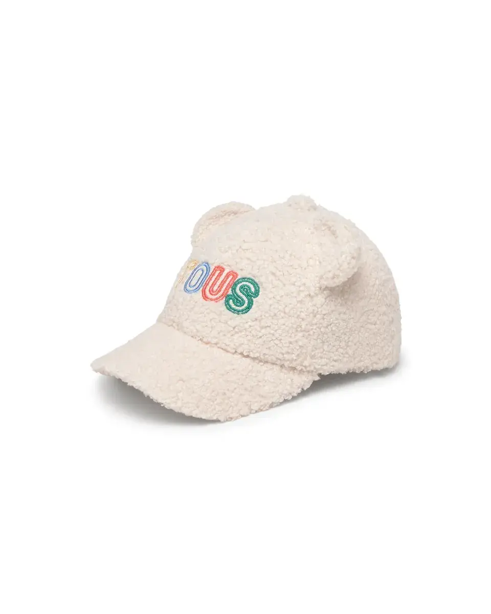 Бейсбольная кепка с ушками из флиса Tous, светло-бежевый
Бейсбольная кепка с ушками из флиса Tous, светло-бежевый