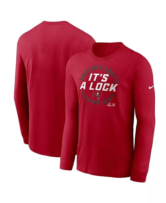 Мужская красная футболка с длинным рукавом Tampa Bay Buccaneers 2023 NFC South Division Champions Locker Room Trophy Collection Nike
Мужская красная футболка с длинным рукавом Tampa Bay Buccaneers 2023 NFC South Division Champions Locker Room Trophy Collection Nike