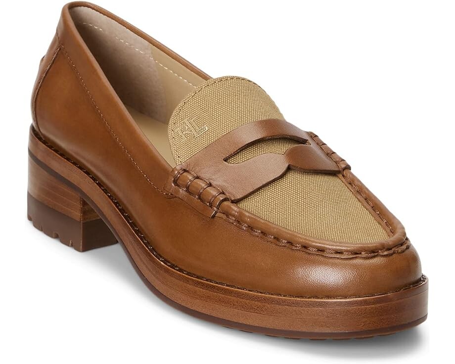 Лоферы LAUREN Ralph Lauren Wren Leather & Canvas Penny Loafer, цвет Deep Saddle Tan/Camel
Лоферы LAUREN Ralph Lauren Wren Leather & Canvas Penny Loafer, цвет Deep Saddle Tan/Camel