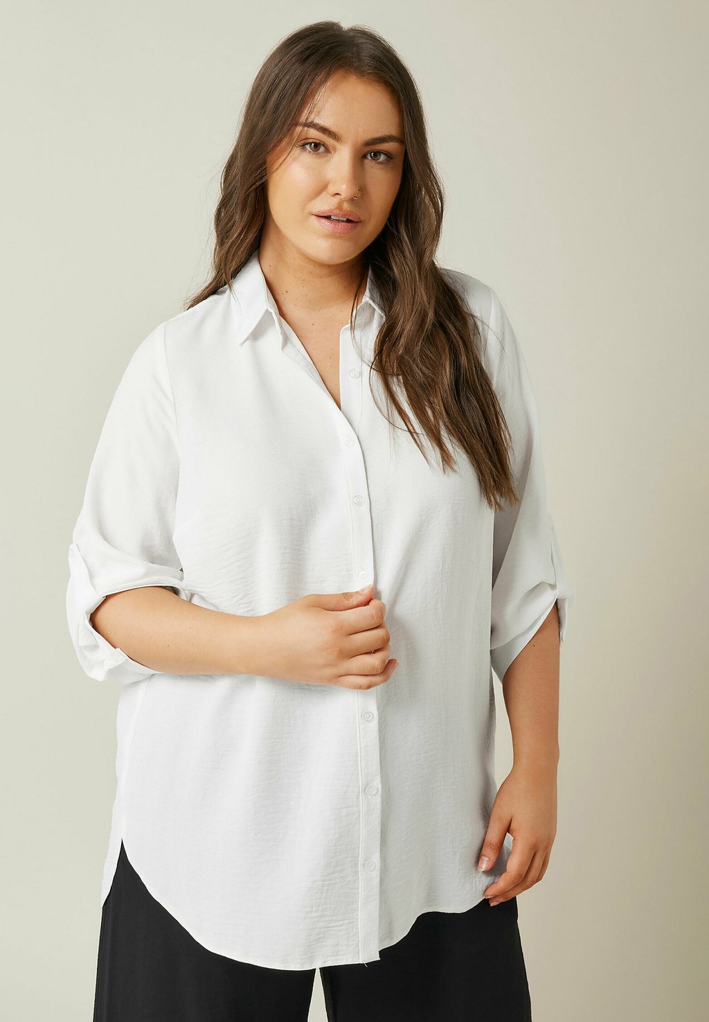 Блузка на пуговицах TAB SLEEVE Evans, белый
Блузка на пуговицах TAB SLEEVE Evans, белый