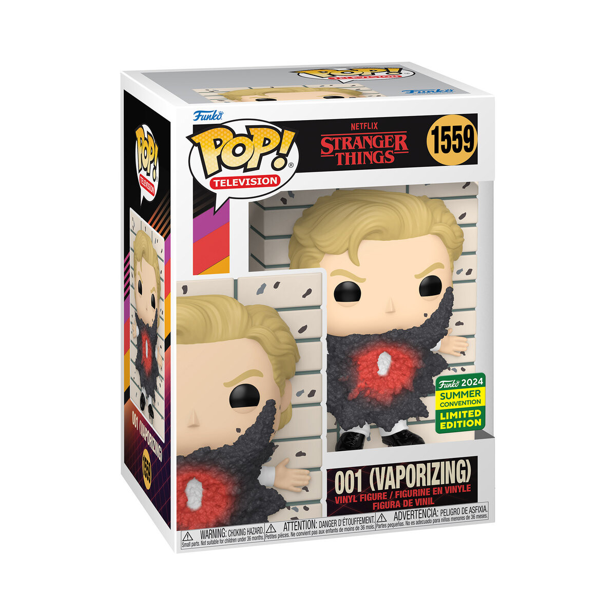 Funko POP! Очень странные дела, коллекционная фигурка, 001 (Испарение), 1559 г.
Funko POP! Очень странные дела, коллекционная фигурка, 001 (Испарение), 1559 г.