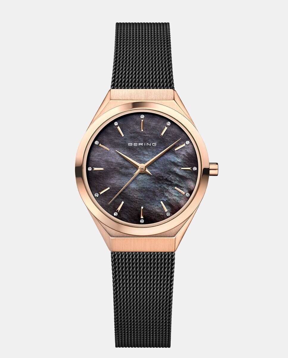 Ультратонкие женские часы 18729-166 с черной стальной сеткой Bering, черный
Ультратонкие женские часы 18729-166 с черной стальной сеткой Bering, черный