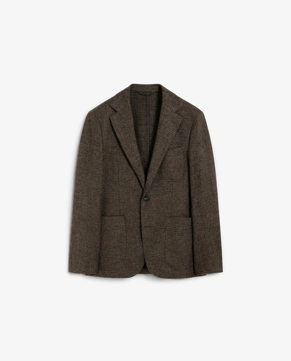 Мужской пиджак прямого кроя с накладными передними карманами Scalpers, коричневый
Мужской пиджак прямого кроя с накладными передними карманами Scalpers, коричневый