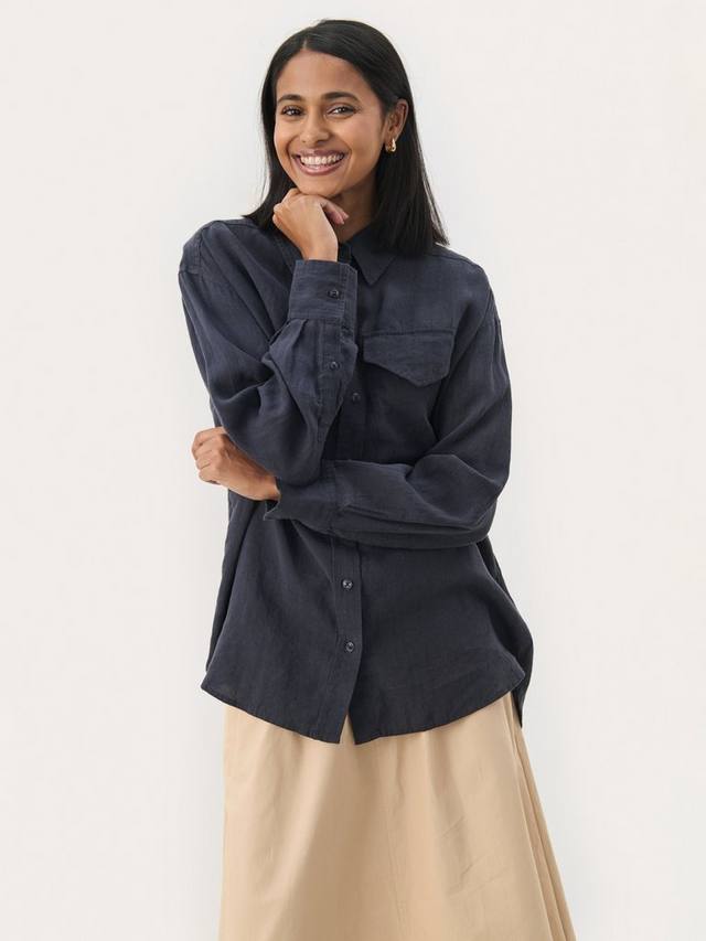 Льняная рубашка nuvin Part Two, цвет After Midnight
Льняная рубашка nuvin Part Two, цвет After Midnight