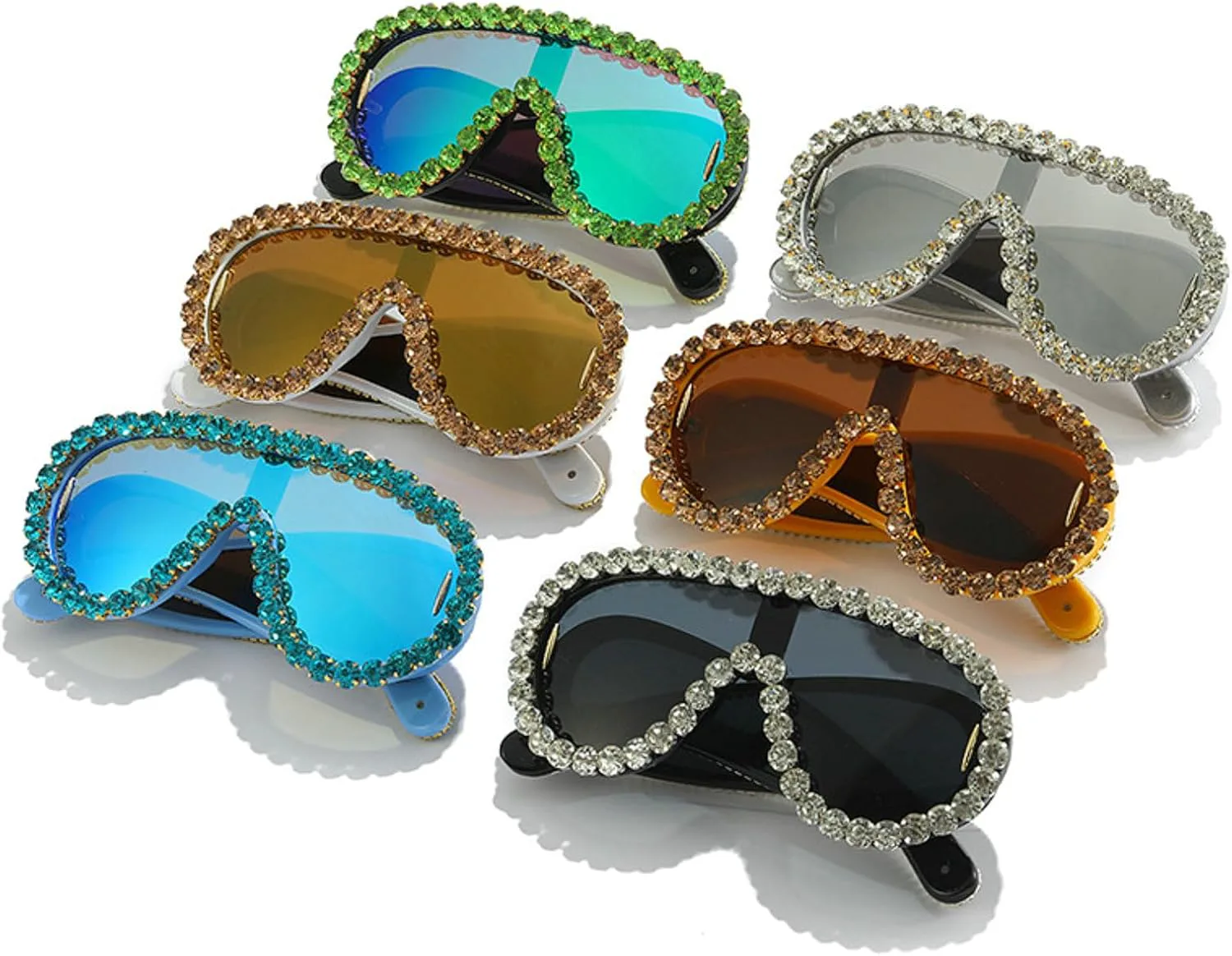 Модные солнцезащитные очки-маска Fashion Wave для женщин и мужчин, стильные большие солнцезащитные очки со стразами, дизайнерские очки в стиле панк Y2K mincl, Blue
Модные солнцезащитные очки-маска Fashion Wave для женщин и мужчин, стильные большие солнцезащитные очки со стразами, дизайнерские очки в стиле панк Y2K mincl, Blue