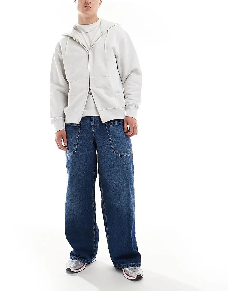 Джинсы ASOS DESIGN очень широкого кроя темно-синего цвета с боковыми карманами
Джинсы ASOS DESIGN очень широкого кроя темно-синего цвета с боковыми карманами