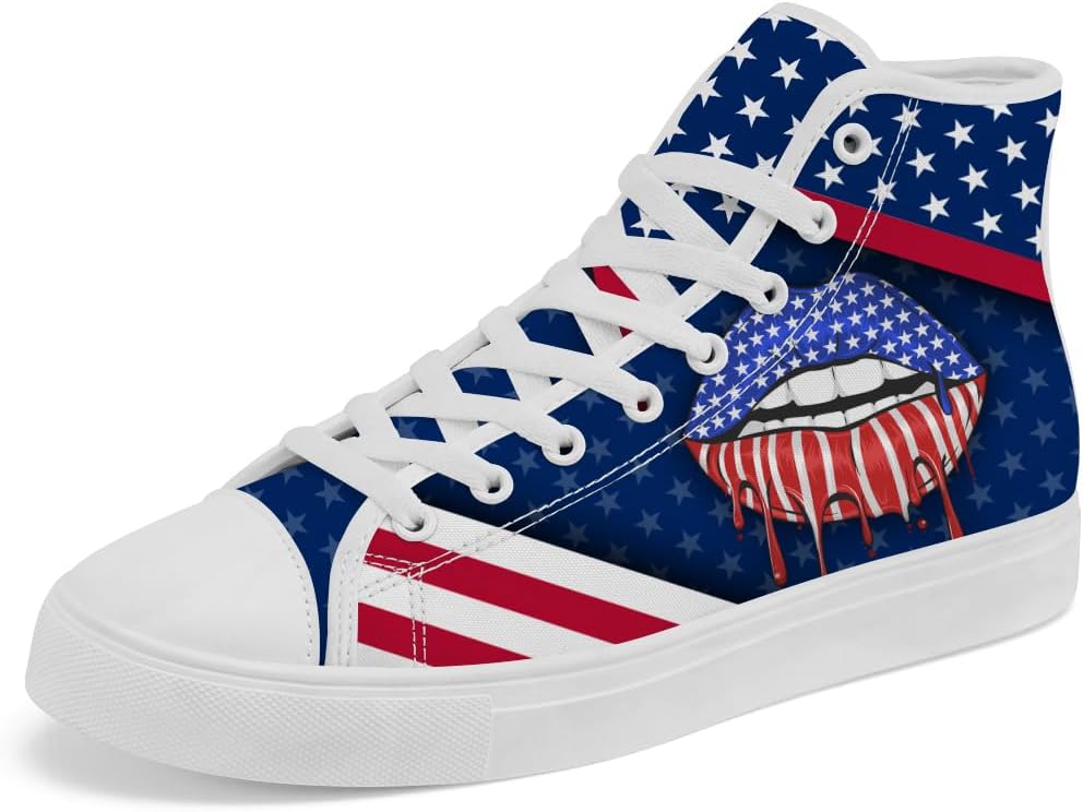 Кеды на высокой подошве chebing с флагом США, сникерсы на 4 июля, красно-бело-синие, для женщин и мужчин
Кеды на высокой подошве chebing с флагом США, сникерсы на 4 июля, красно-бело-синие, для женщин и мужчин