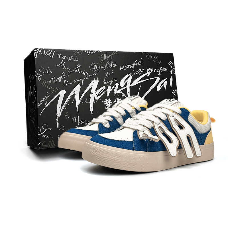 Mengsai Низкие, нескользящие, мягкие, мужские, кроссовки для скейтбординга, цвет деним, желтый
Mengsai Низкие, нескользящие, мягкие, мужские, кроссовки для скейтбординга, цвет деним, желтый