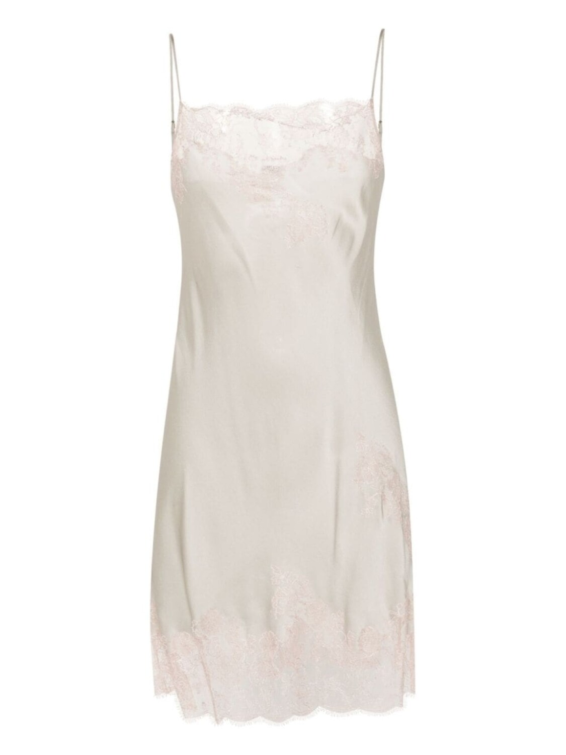 Carine Gilson шелковое платье-комбинация с кружевом Calais-Caudry, серый
Carine Gilson шелковое платье-комбинация с кружевом Calais-Caudry, серый