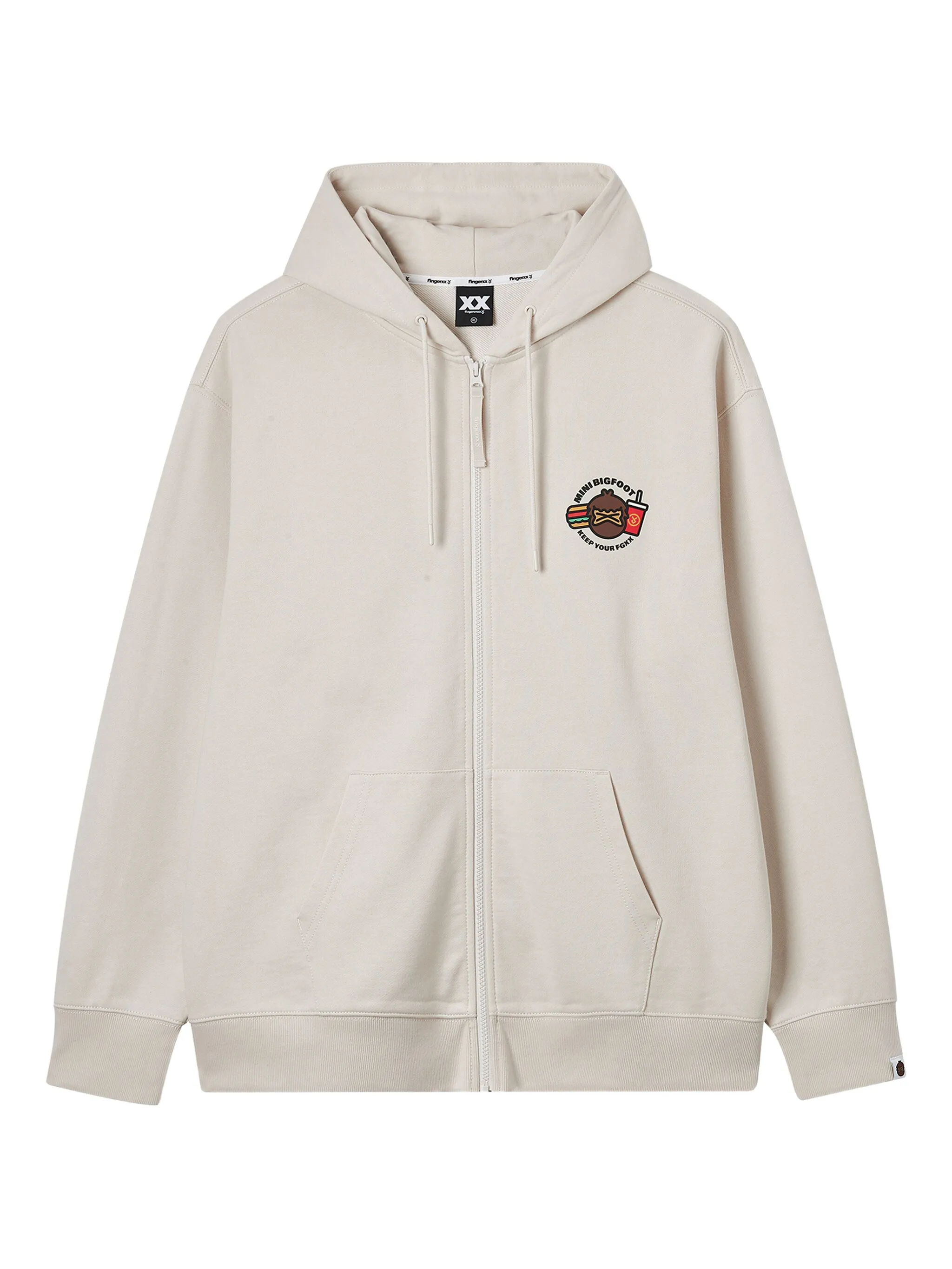 Худи на молнии с графичным принтом Fingercroxx, нейтральный
Худи на молнии с графичным принтом Fingercroxx, нейтральный