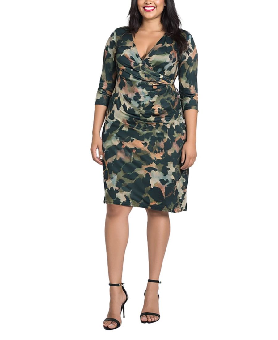 Платье-сарафан большого размера 24seven Comfort Apparel, Green Multi
Платье-сарафан большого размера 24seven Comfort Apparel, Green Multi