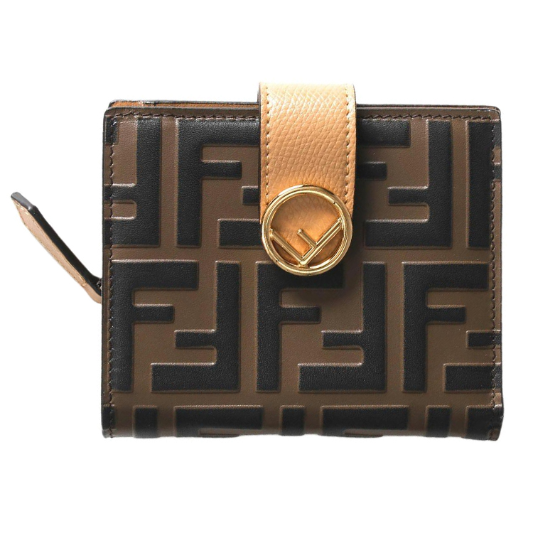 Fendi Кошелек из телячьей кожи, маленький, женский, коричнево-бежевый
Fendi Кошелек из телячьей кожи, маленький, женский, коричнево-бежевый