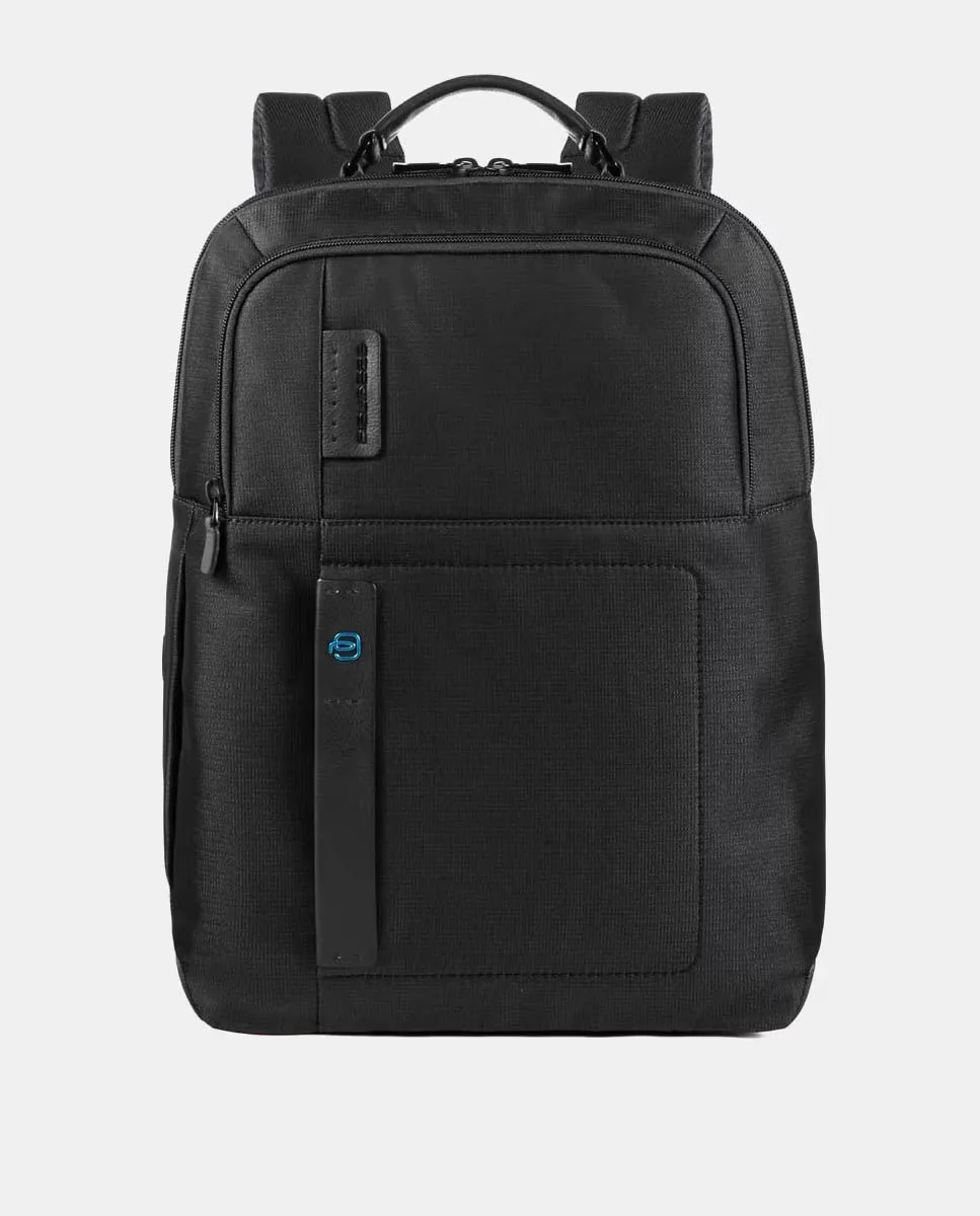 Черный рюкзак с отделением на двойной молнии и отделением для ноутбука Piquadro, черный
Черный рюкзак с отделением на двойной молнии и отделением для ноутбука Piquadro, черный