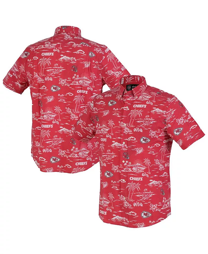 Мужская красная рубашка на пуговицах Kansas City Chiefs Kekai Performance Reyn Spooner
Мужская красная рубашка на пуговицах Kansas City Chiefs Kekai Performance Reyn Spooner