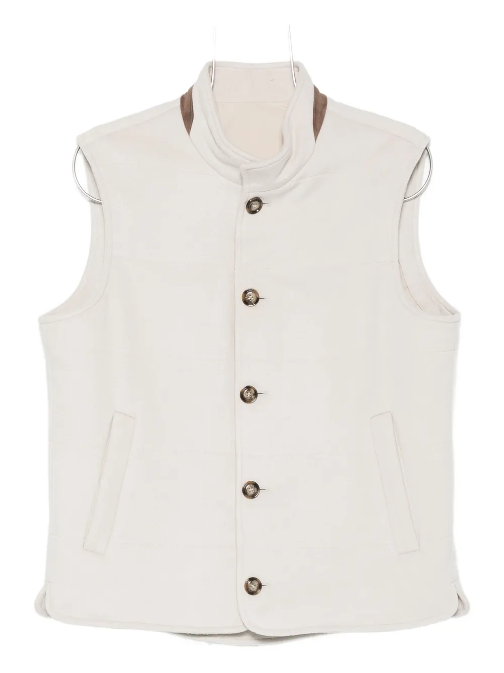 Шерстяной жилет с высоким воротом Barba, нейтральный
Шерстяной жилет с высоким воротом Barba, нейтральный