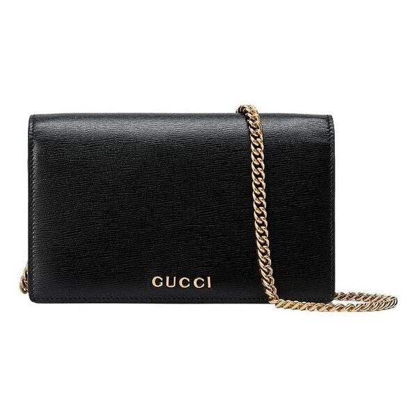 Сумка chain wallet with script 'black leather' Gucci, черный
Сумка chain wallet with script 'black leather' Gucci, черный