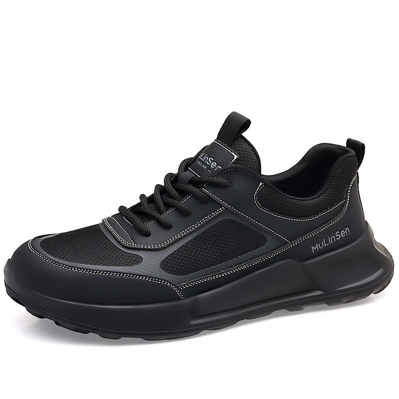 Низкие повседневные туфли с амортизацией, противоскользящим покрытием и дышащим покрытием для мужчин Mulinsen, Black
Низкие повседневные туфли с амортизацией, противоскользящим покрытием и дышащим покрытием для мужчин Mulinsen, Black