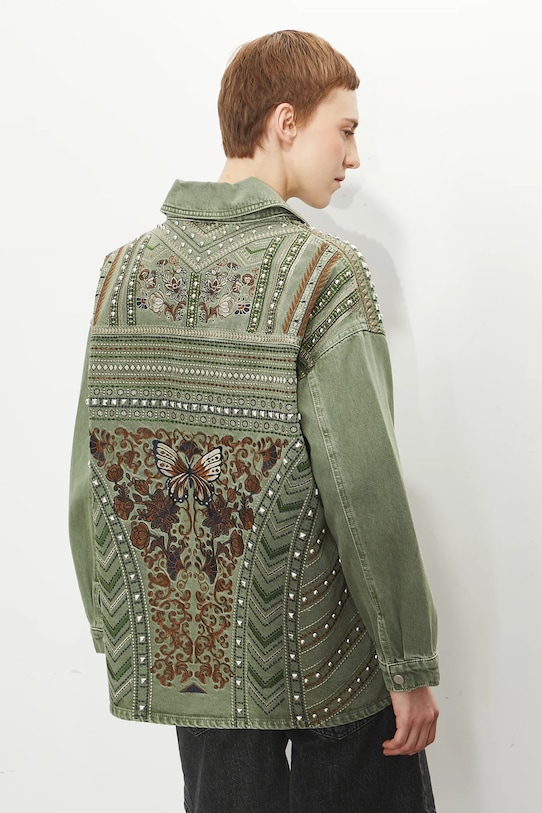 Джинсовая хлопковая куртка Medicine, зеленый 
Джинсовая хлопковая куртка Medicine, зеленый