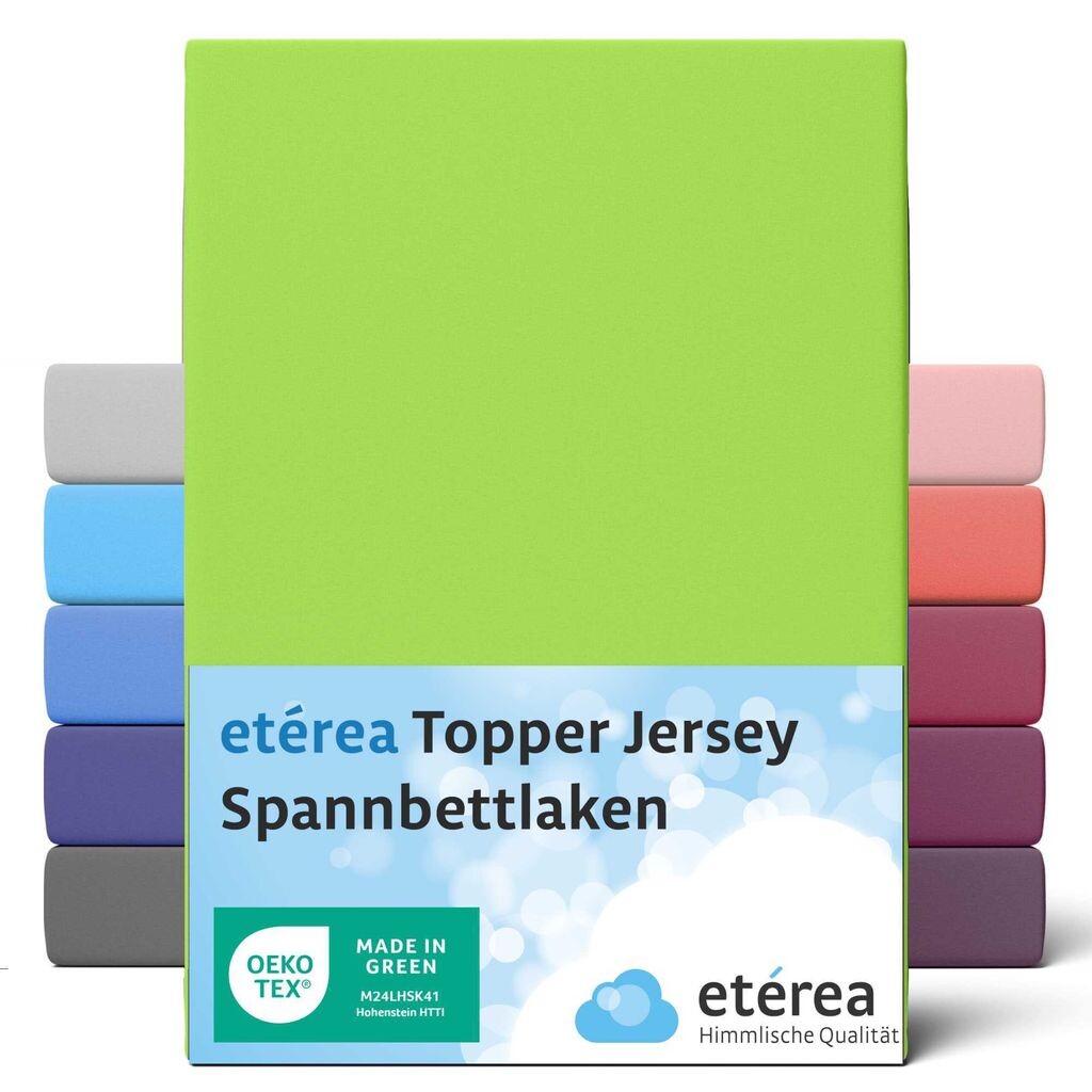 ETÉREA Джерси-топпер Простыня 90x200см - 100x200 - 100% ХЛОПОК - Простыня Простыня 90x200см - 100x200 Наматрасник - Комфортная простыня Топпер Хлопок - OEKOTEX - Apple Green Etérea Himmlische Qualität
ETÉREA Джерси-топпер Простыня 90x200см - 100x200 - 100% ХЛОПОК - Простыня Простыня 90x200см - 100x200 Наматрасник - Комфортная простыня Топпер Хлопок - OEKOTEX - Apple Green Etérea Himmlische Qualität