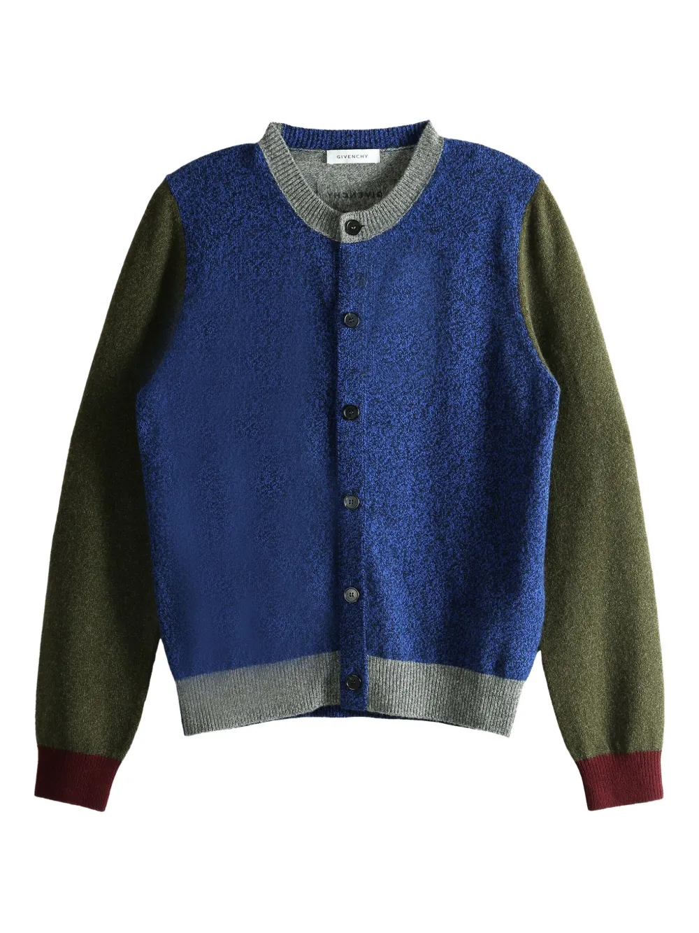 Кардиган из шерсти с цветными блоками Givenchy, синий
Кардиган из шерсти с цветными блоками Givenchy, синий