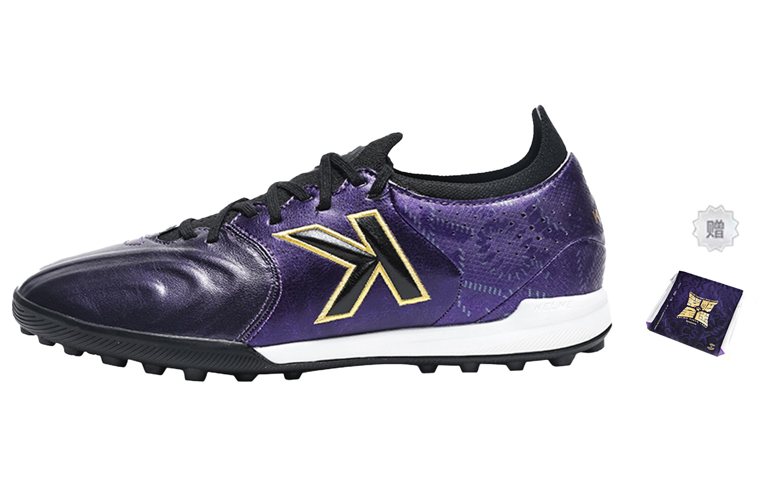 Футбольные бутсы серии Holy Grail унисекс с низким верхом темно-фиолетового цвета Kelme
Футбольные бутсы серии Holy Grail унисекс с низким верхом темно-фиолетового цвета Kelme